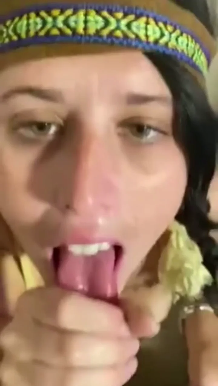 Busty Headband Slut Ruins BF's Load with Teasing Handjob Stop