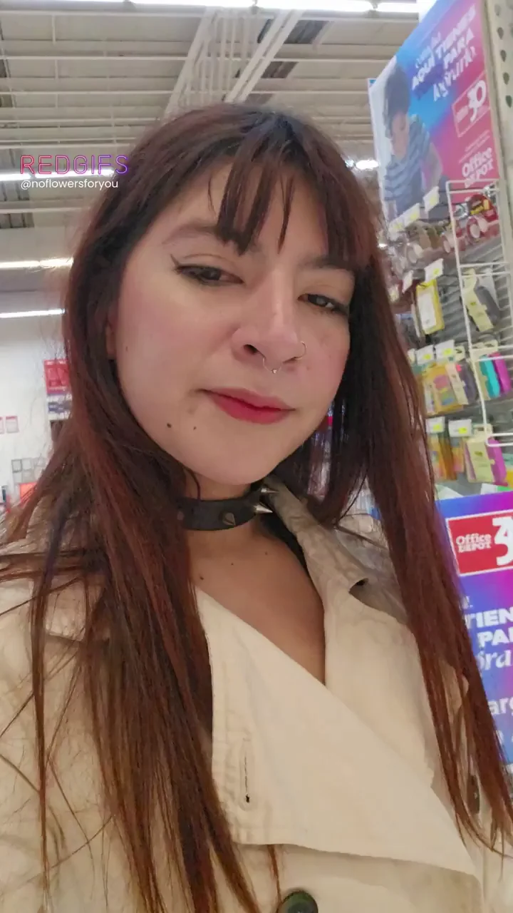 Aisle 69 Slut's Sneaky Supermarket Flash & Squat