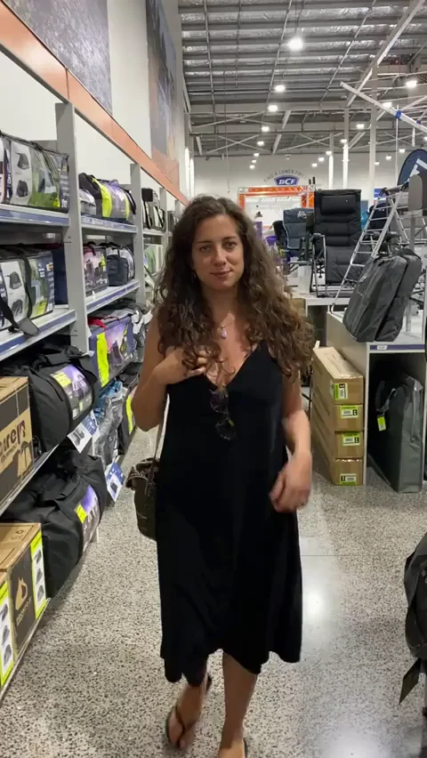Just out to sneakily shop for some camping gear