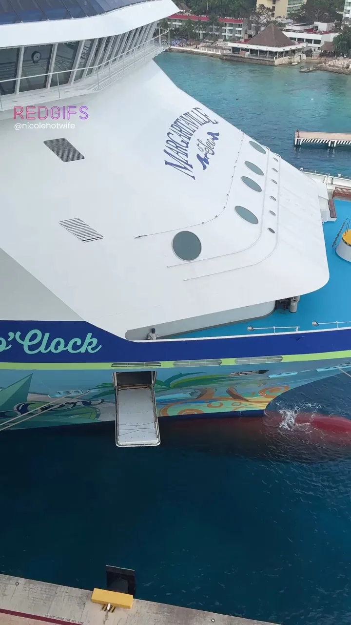 I was able to sneak a tittie flash to the deck worker on the boat, and he appreciated it….