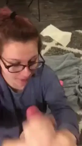 Nerdy Glasses Slut Pumps Cock Dry 💦👓🍆