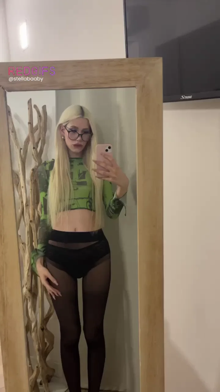 Petite TS Tease Begs: One Word for My Cock? Not the Biggest!
