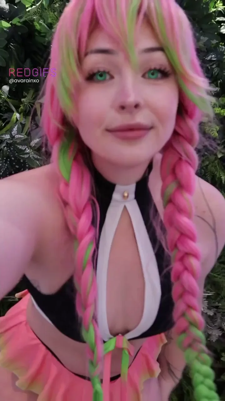 Mitsuri Kanroji Cosplay Tease in Slutty Bikini 🌸🍑