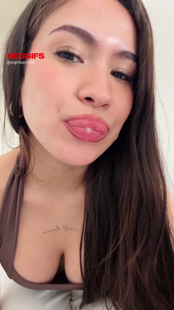You open your mouth and I spit on you too much