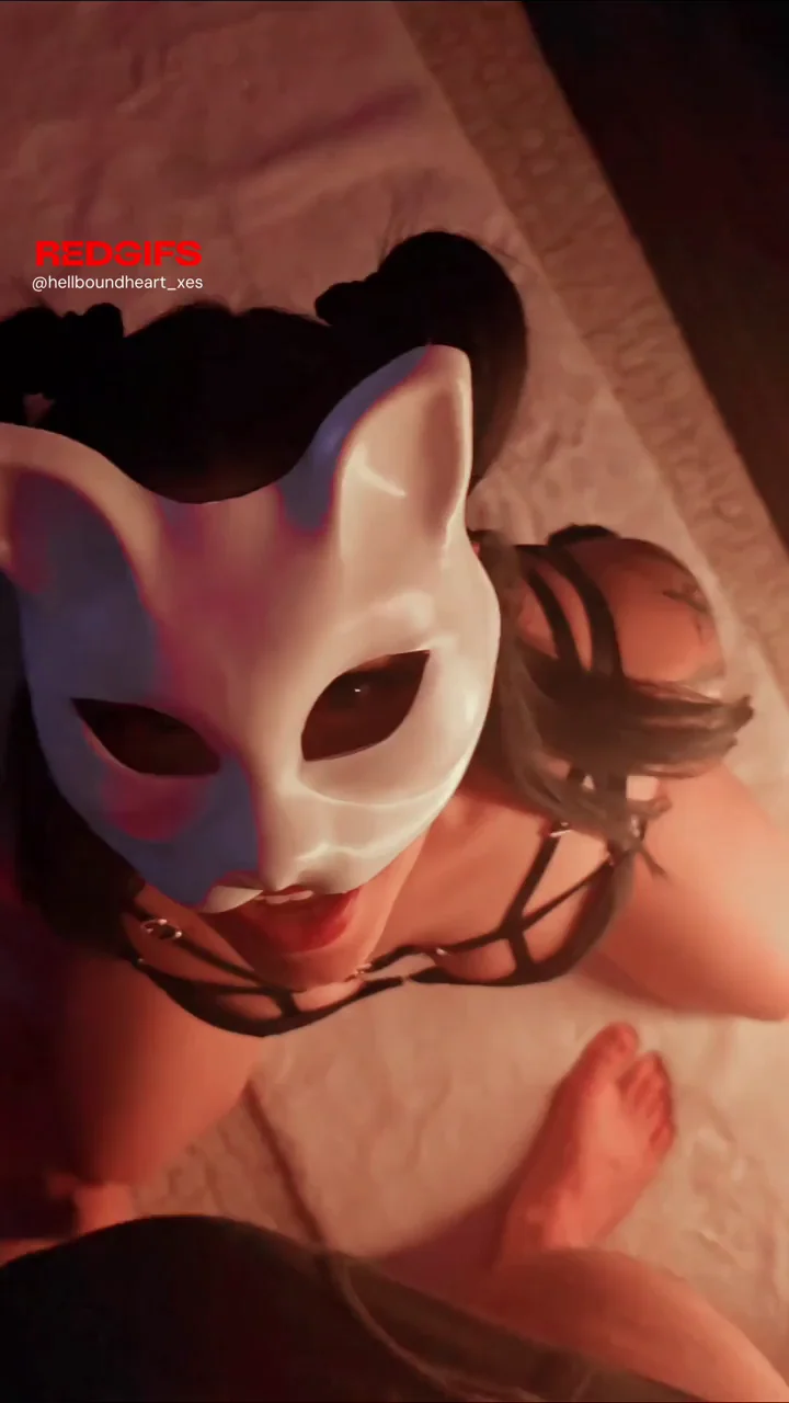 Goth Kitten Worships His Cock 😻🔥