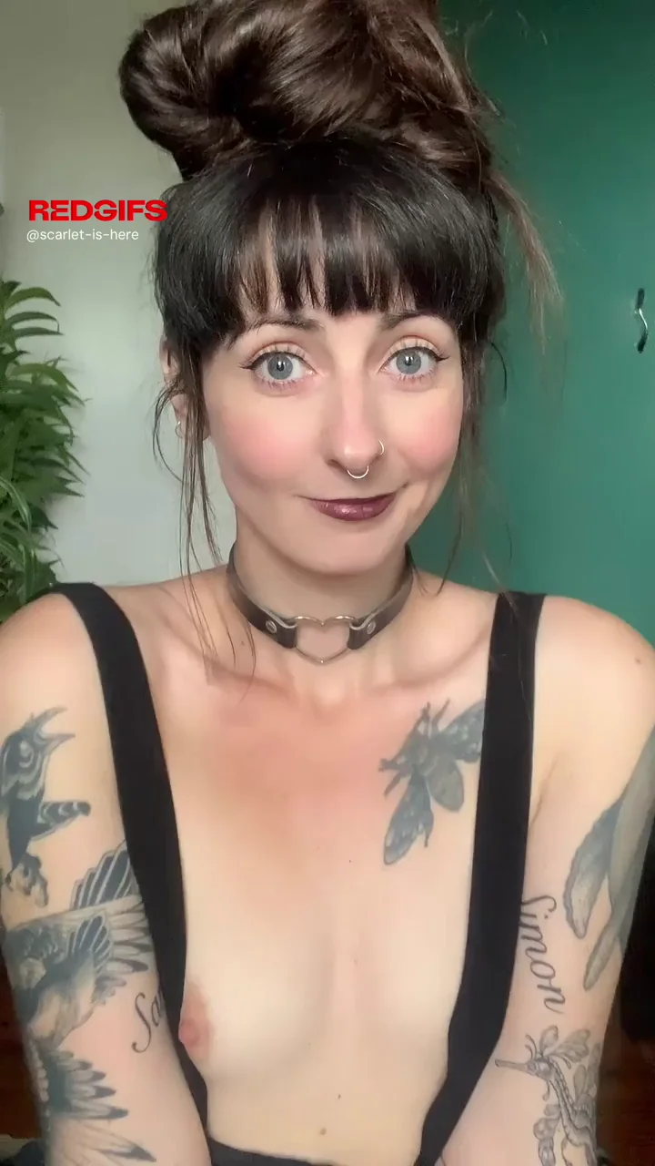 Goth Slut Begs for Your Hot Facial Cumshot