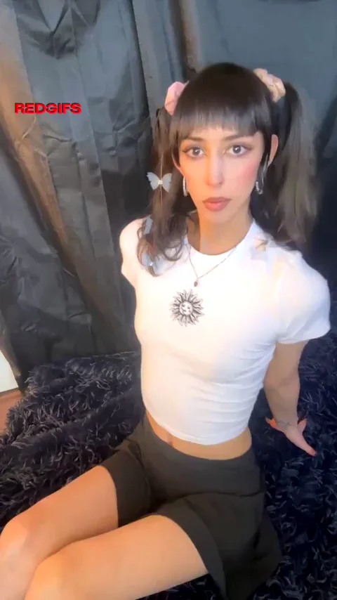Pigtail Tease: Trans Cutie Begs 'You'd Still Drop By for This Surprise Dick?'