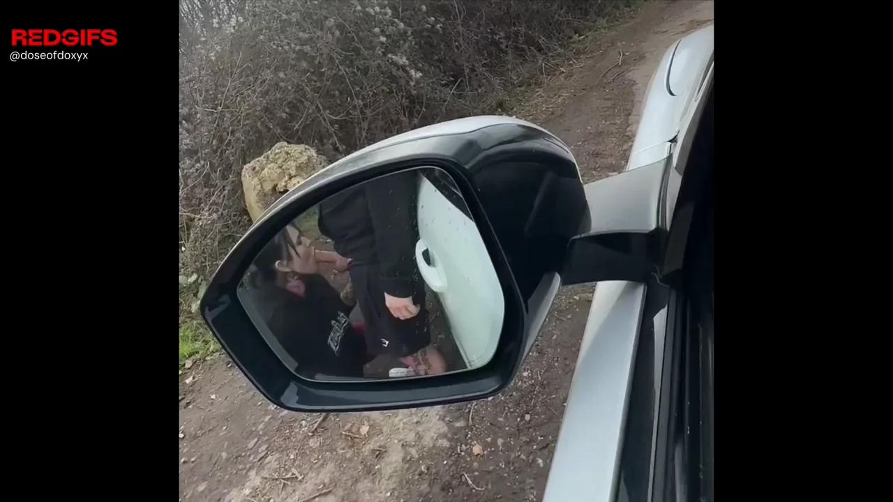 Public Car Cuck: Hubby Watches Stranger's Thick Load Drip from My Slutty Hole