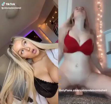 🔥 Epic Edit of Blonde Babe's Massive Jiggling Tits 💦
