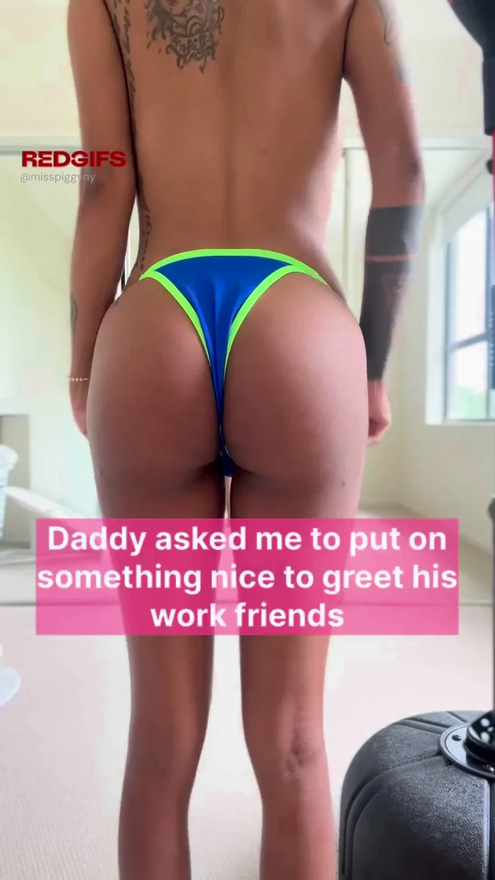 Horny slut fucks her Dad’s work friends 🤯