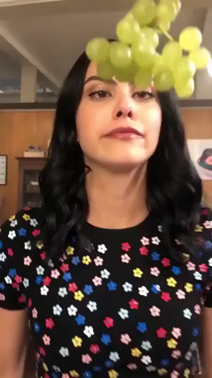 Camila Mendes instincts kicked right in