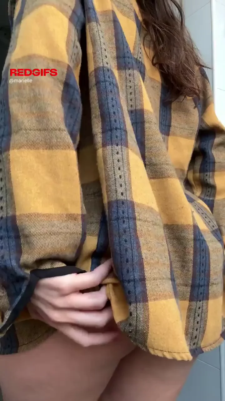 Flawed & Fabulous: Imperfect Big Ass Clapping in Plaid Tease