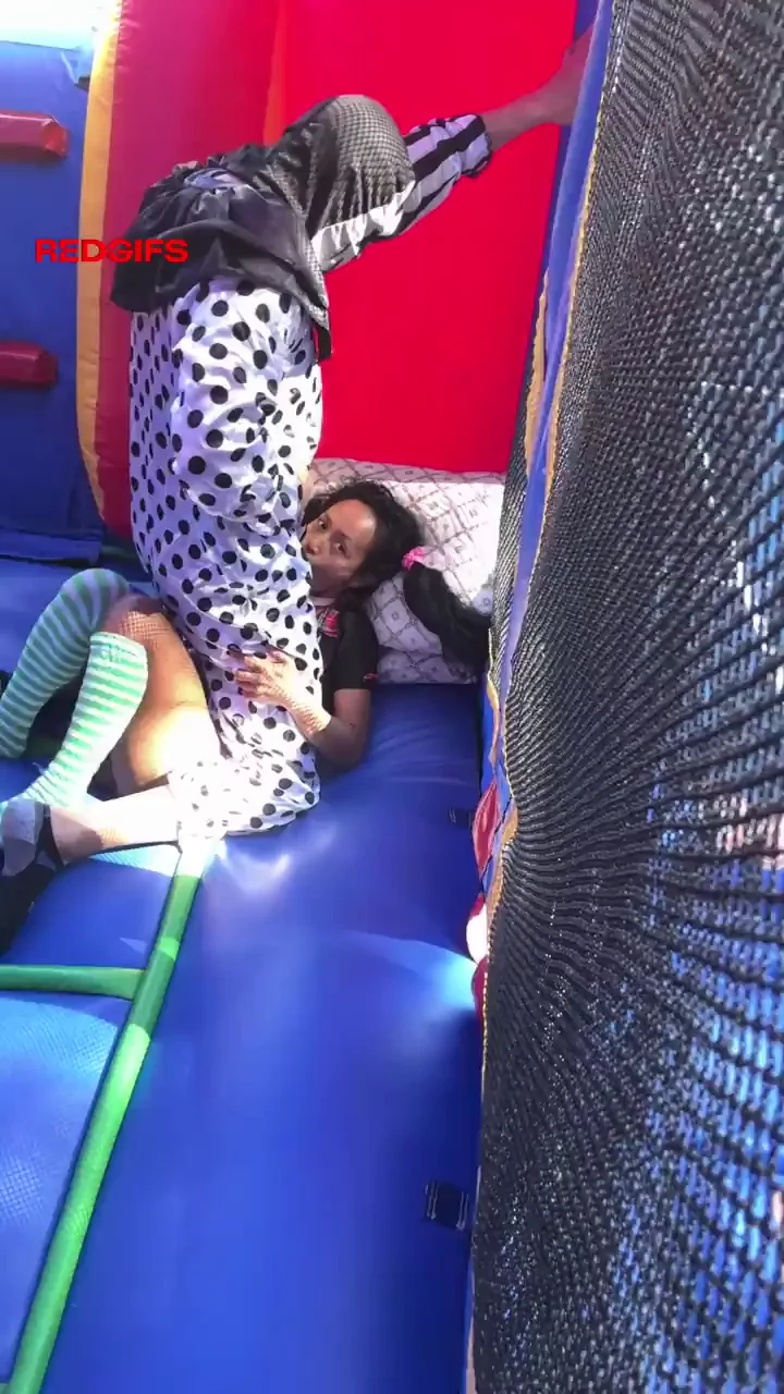 What happens when you stay in the bounce house too long..