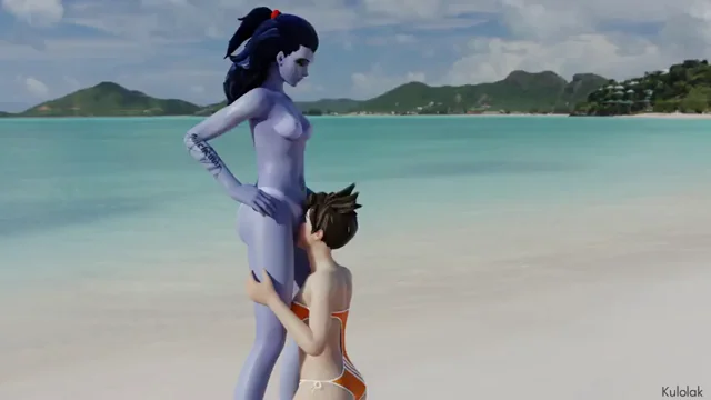 Tracer And Widowmaker At The Beach (Kulolak)