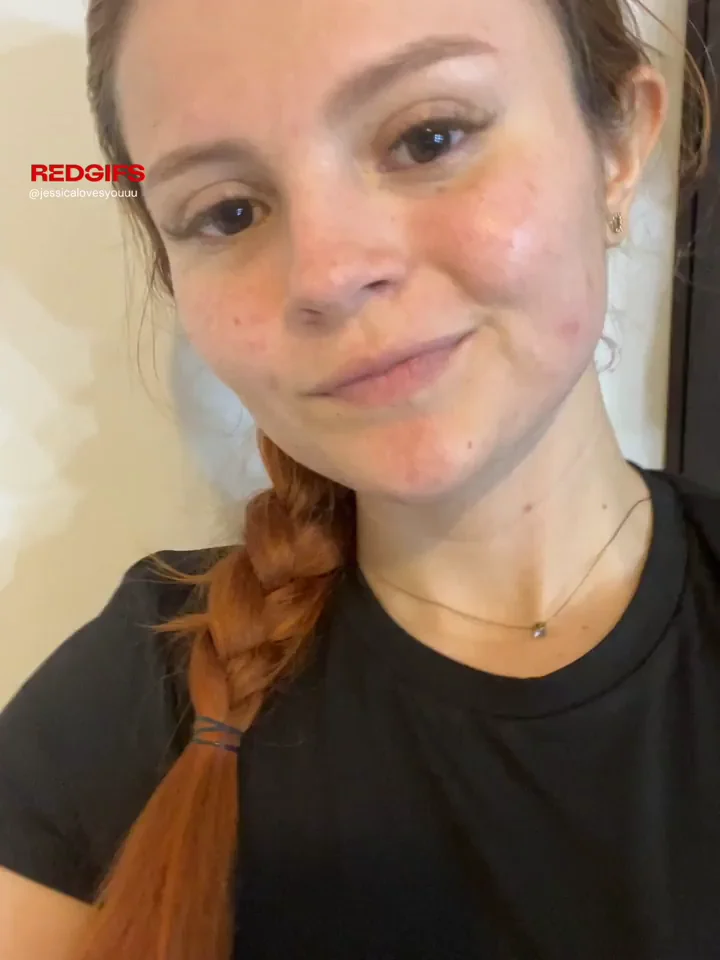 Braces Babe Flashes Massive Tits Up Close