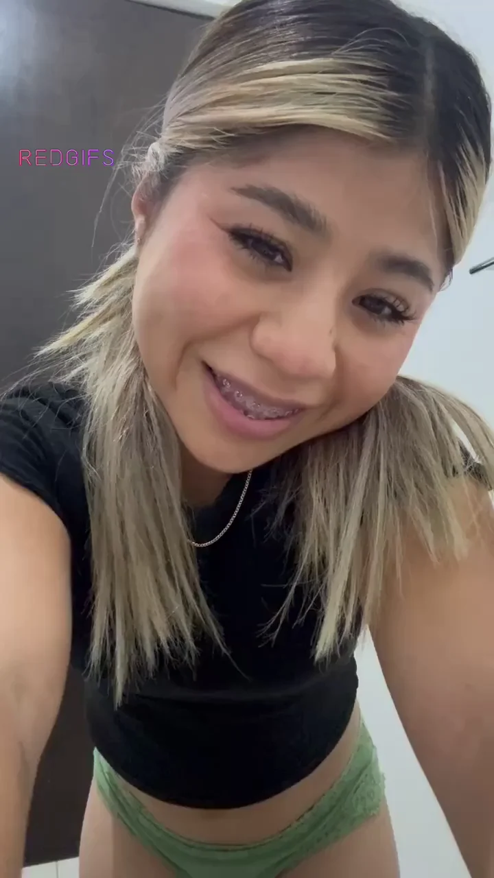Petite Braceface Tuesday Tease with Juicy Ass