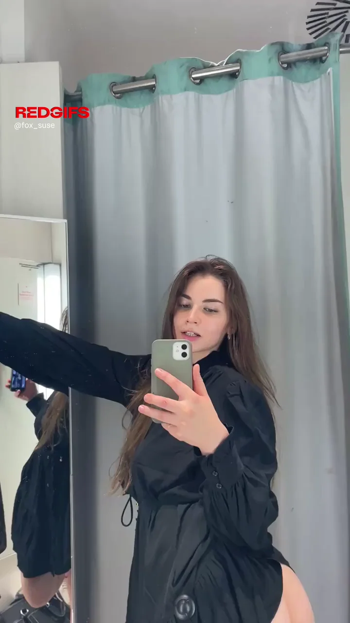 It's so playful to shake your ass while someone is behind the curtain