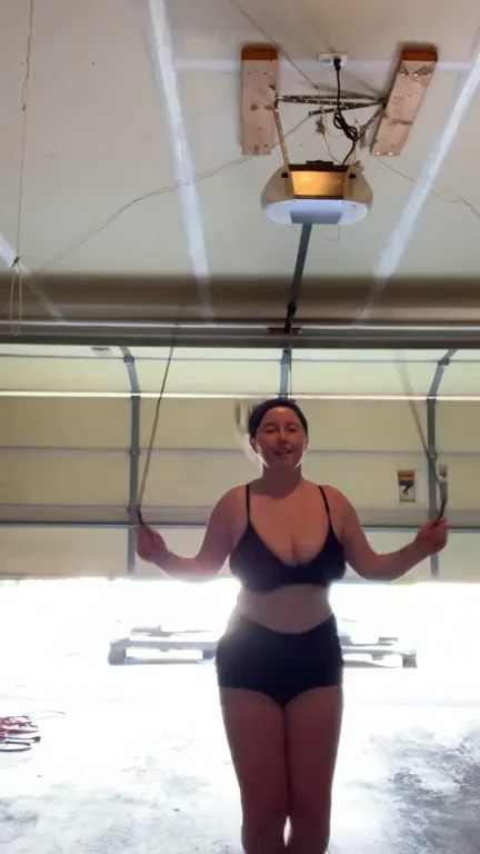 Is there anything better than topless jump roping?