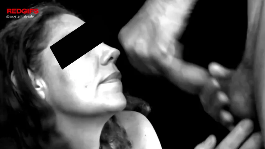 Blindfolded MILF Hotwife Catches Thick Uncut Load on Her Slutty Face