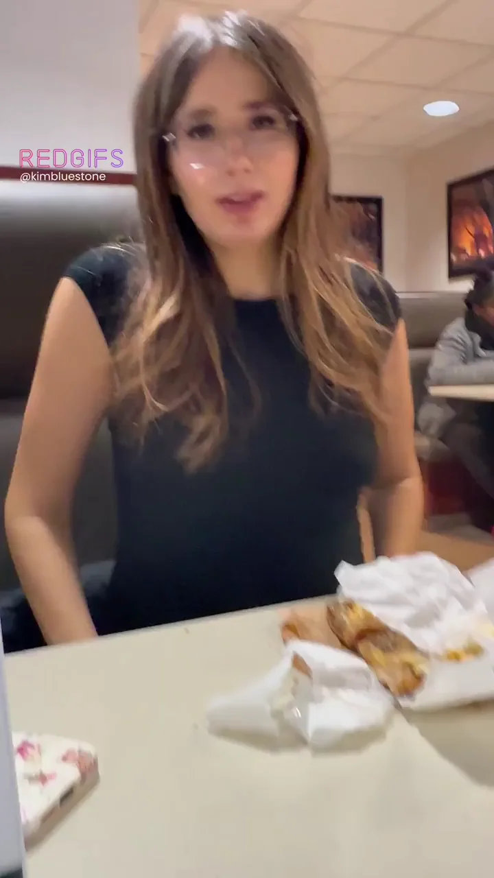 Pregnant Lilly Vig Flashes Massive Tits in Public Diner 😈🍈🍈