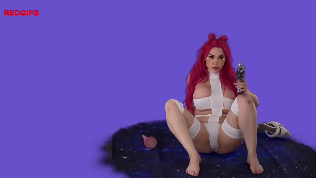 👽 Alien Lily Lou Fingers Her Tight Alien Pussy Thinking of Your Cock in VR 🔥