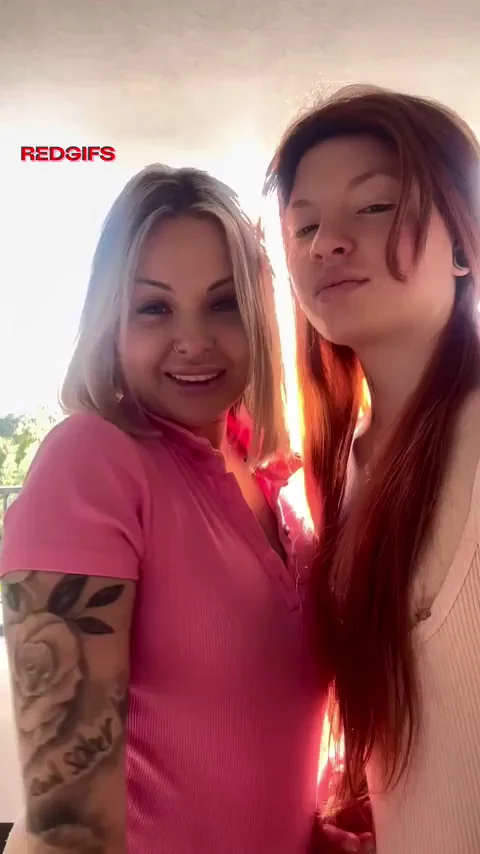 Roommate's Slutty Kiss Invades My Space – Blonde & Redhead Heat Up