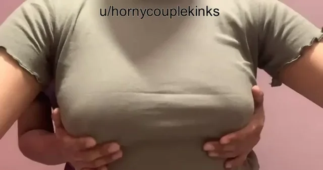 Love being grabbed by the tits. Daddy's slut likes it rough ?? [OC] drop