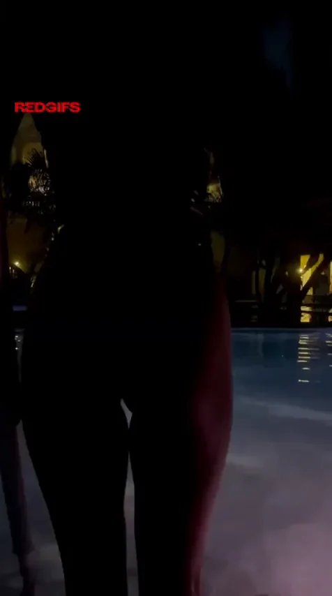 Friend and I stripping then swimming naked at the hotel's pool