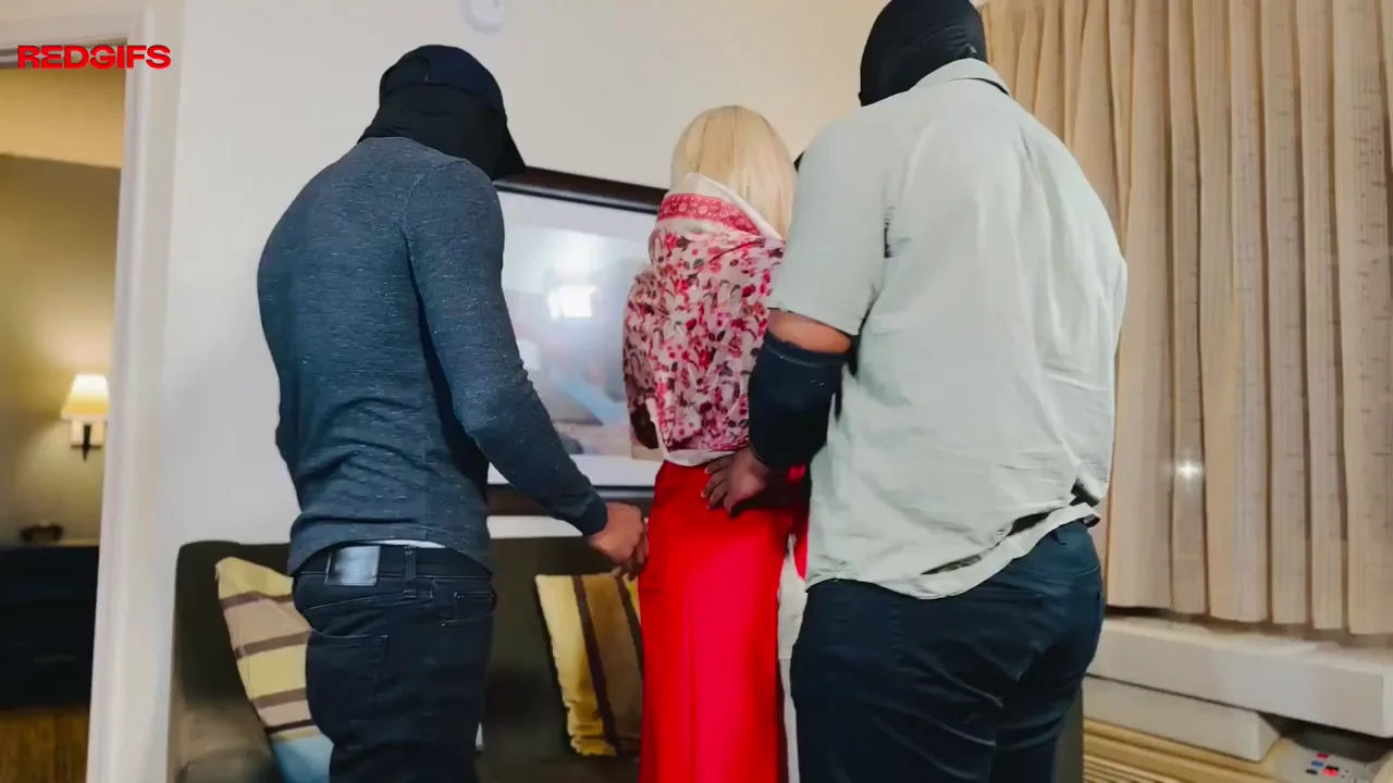 Husband Surprised me with three bulls when I thought it was going to be just our regular bull at the hotel room. It didn’t take me too long to transform from a good girl to a BBC whore for the three of them all night in front of my husband