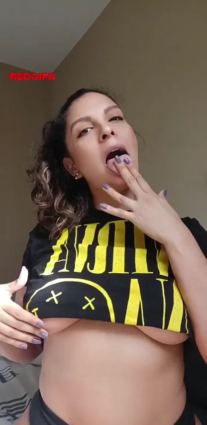 First-Time Spanish Slut Teases with Perky Tits & Tight Ass in Snap