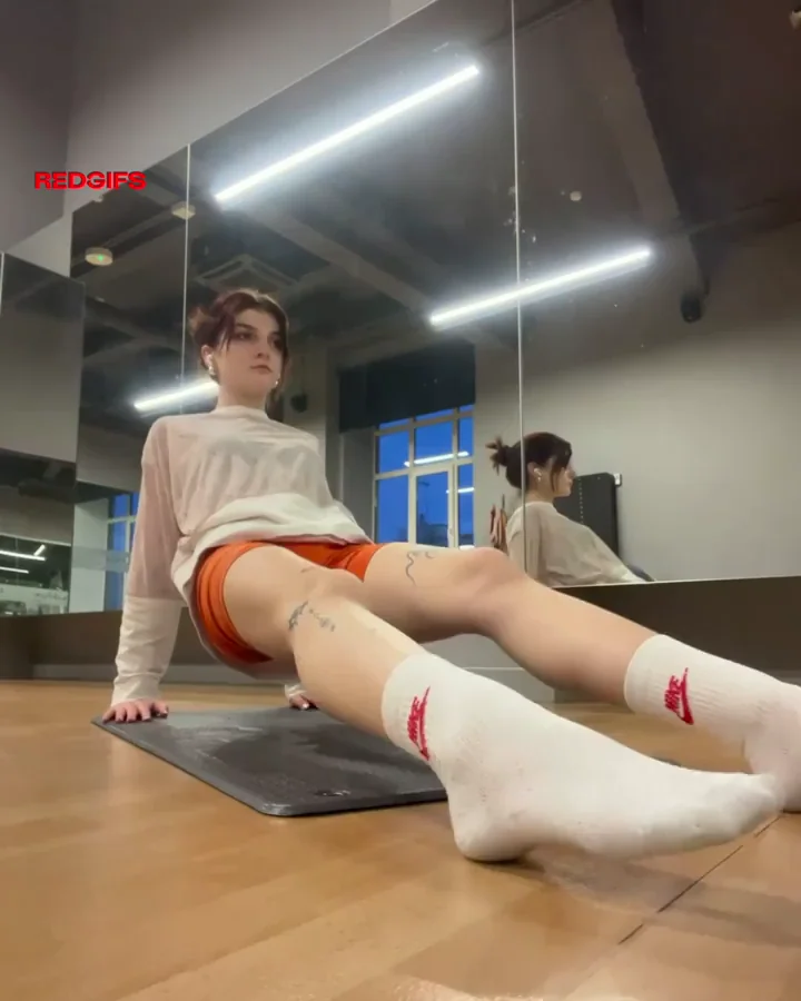 legs in a quick yoga stretch