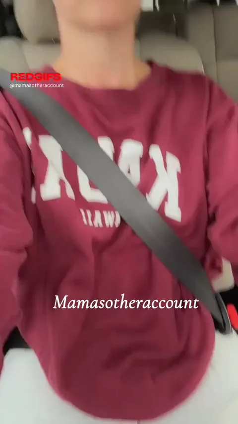 Driving, flashing, milf tits, oh my