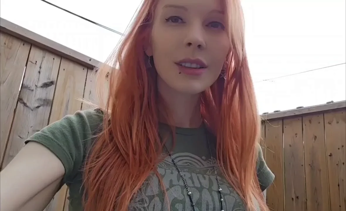 Naughty Redhead Canadian MILF's Massive Titty Drop Tease