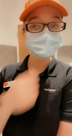 Always flashing my titties at work ? [F]