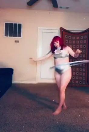 I love hula hooping naked ?