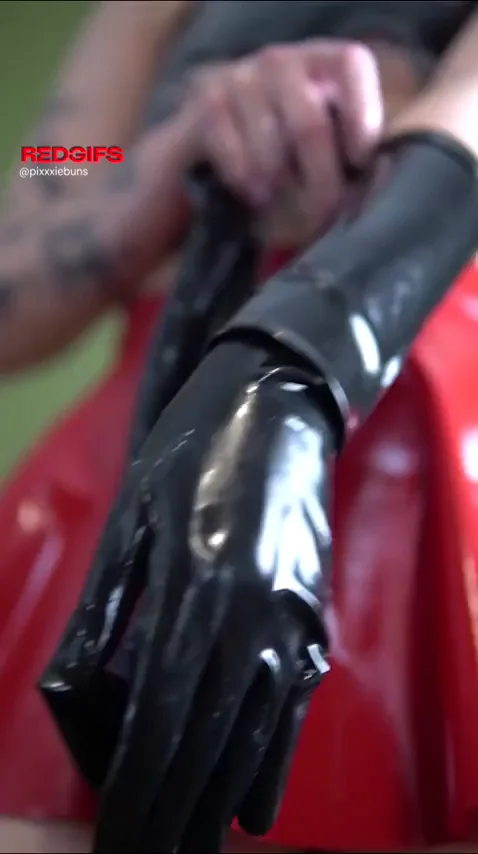 The sweat that drips from latex never fails to turn me on
