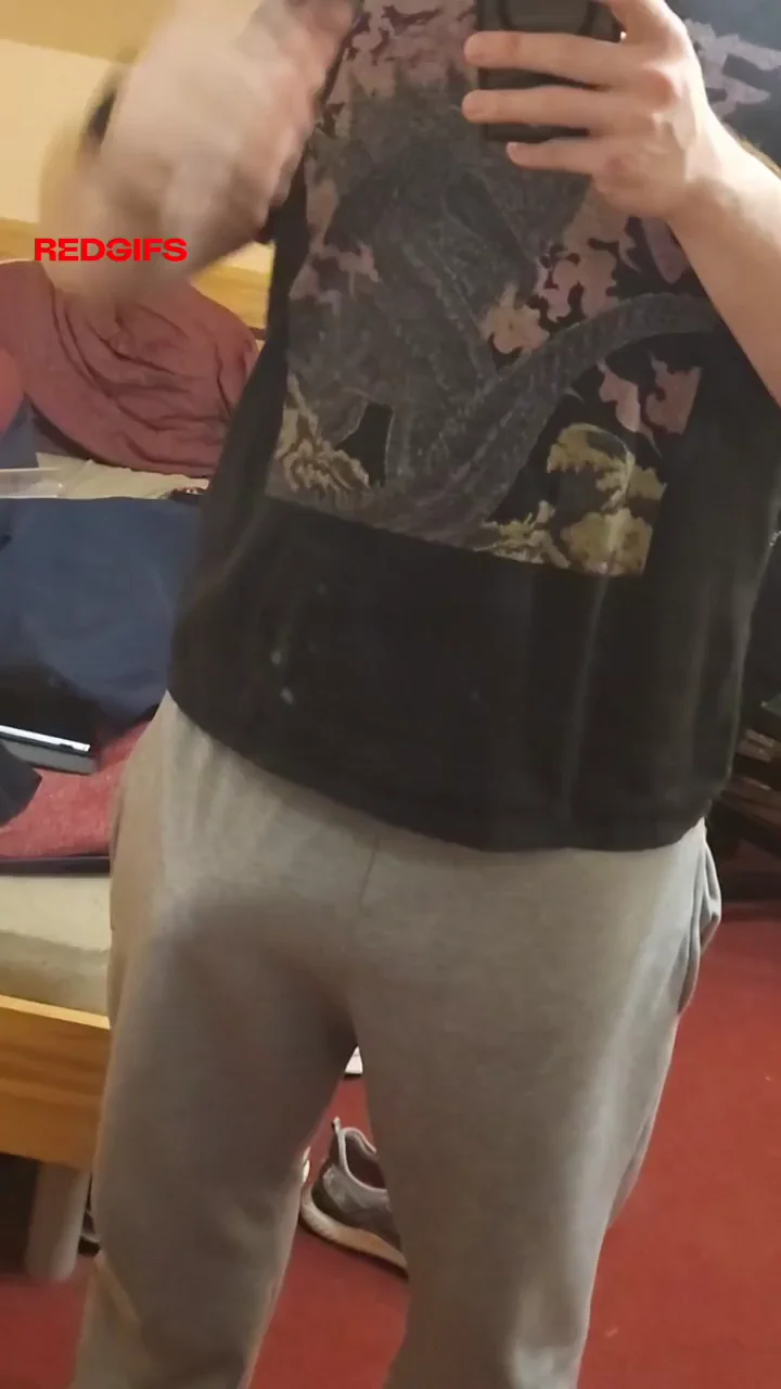26yo Stud Standing Tall with Thick Cock Bulge