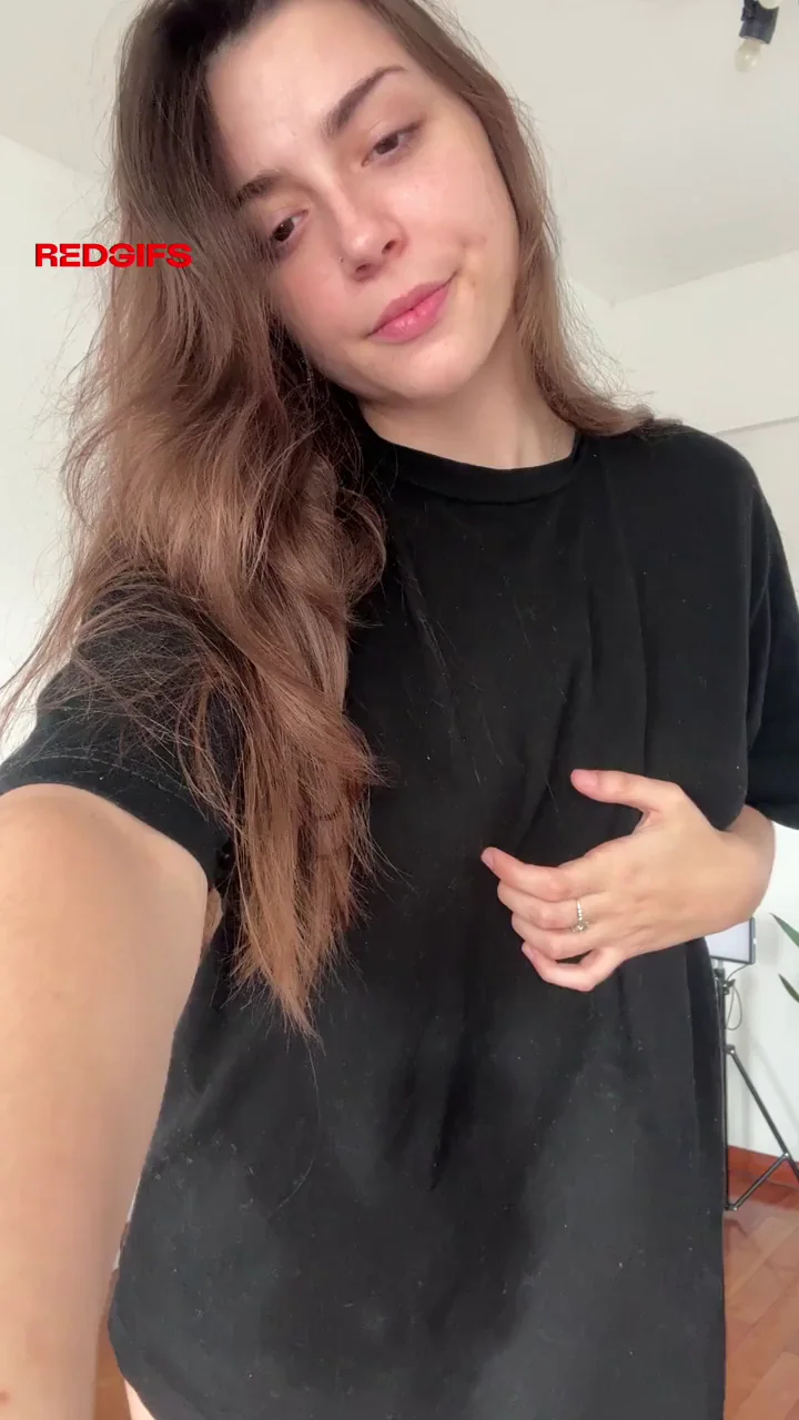 My t-shirt can never hide my tits for long