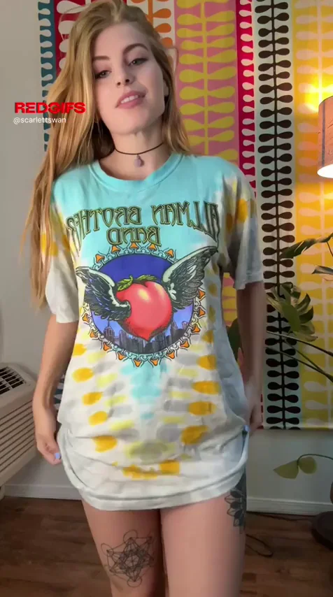 Titty drop from a sexy ginger slut