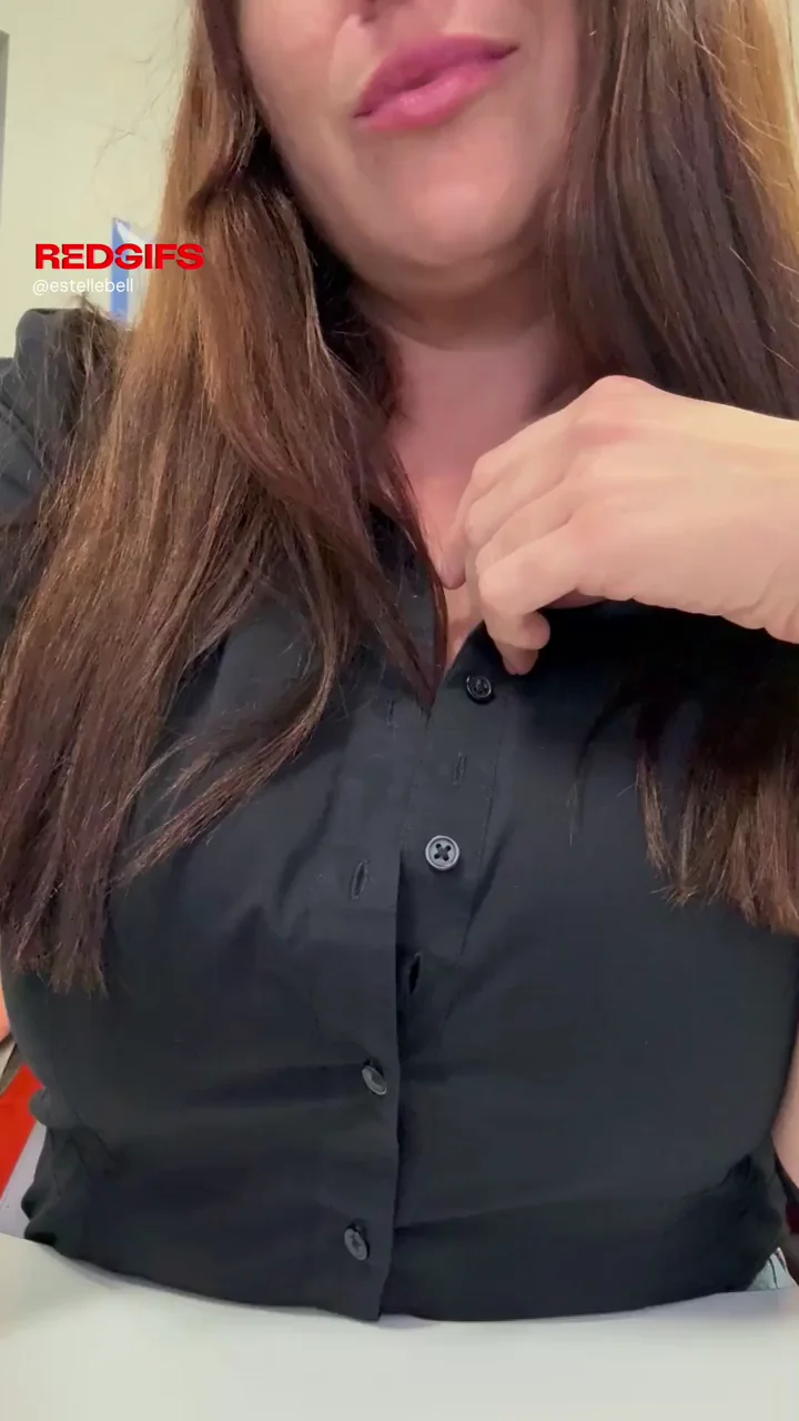 💋 Office MILF's Massive Natural Tits Steal the Show 🔥
