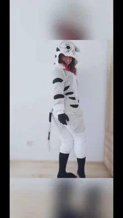 Sleepy Teen Slut's Outfit Tease: Kitty or Bunny? 🐱🐰💦