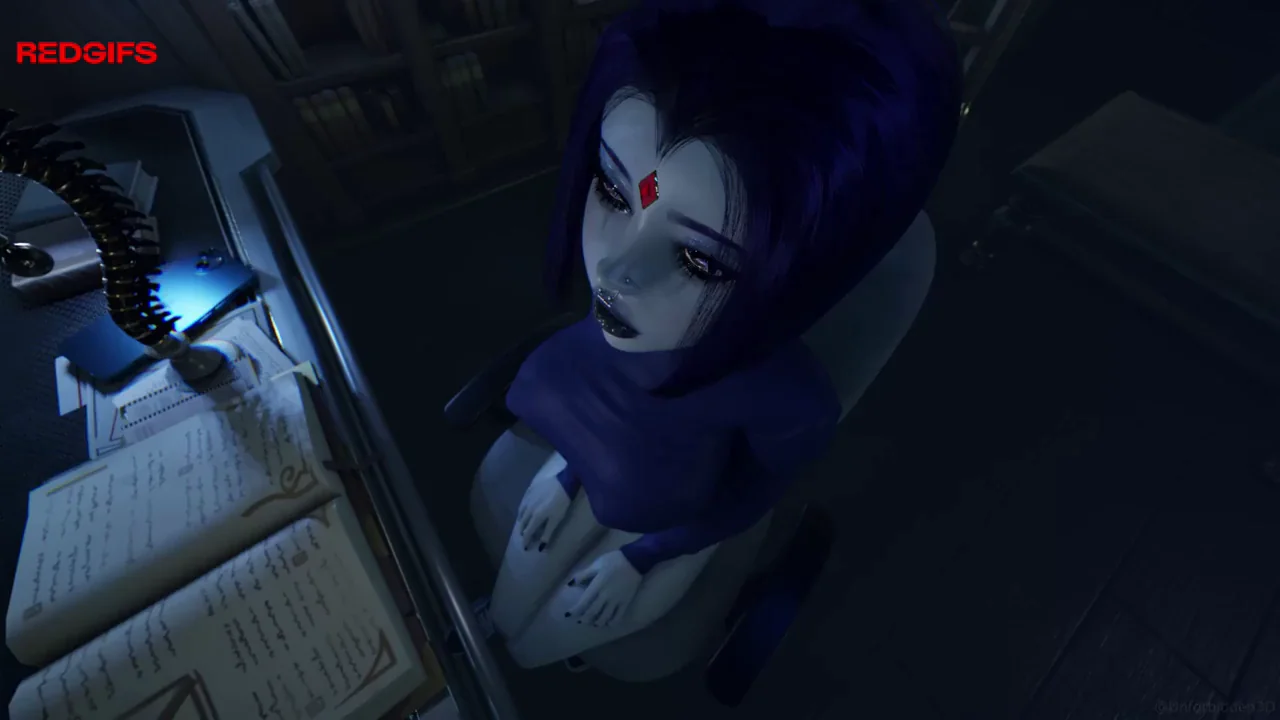 Raven Deepthroating (Unforbidden) [TeenTitans]