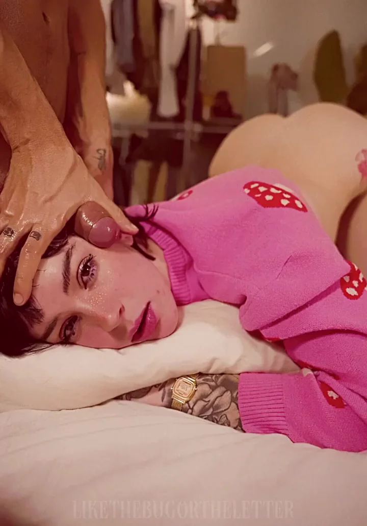 being a cute fuckdoll for him while he cums on my face