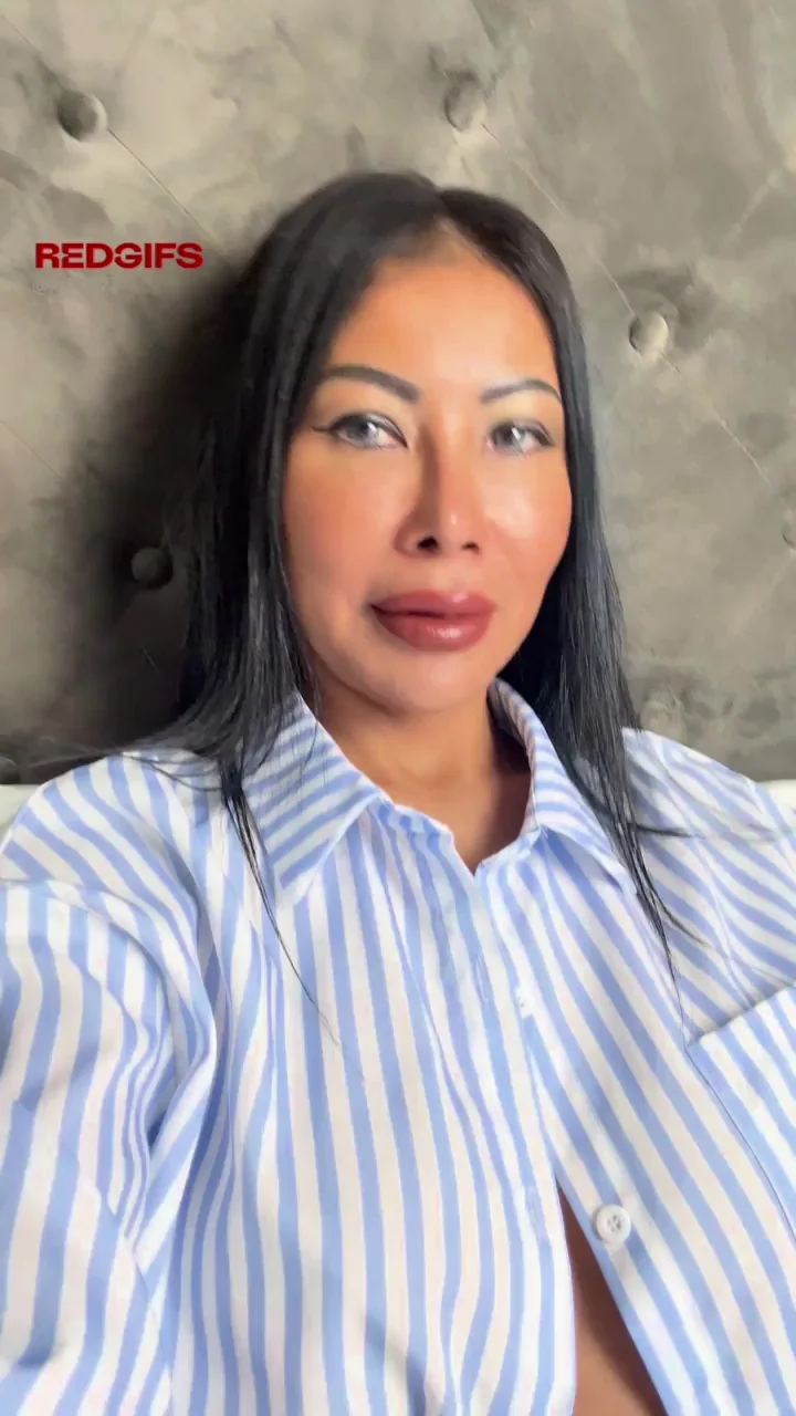 Asian Slut's Tight Pussy Begs for White Cock Stretch
