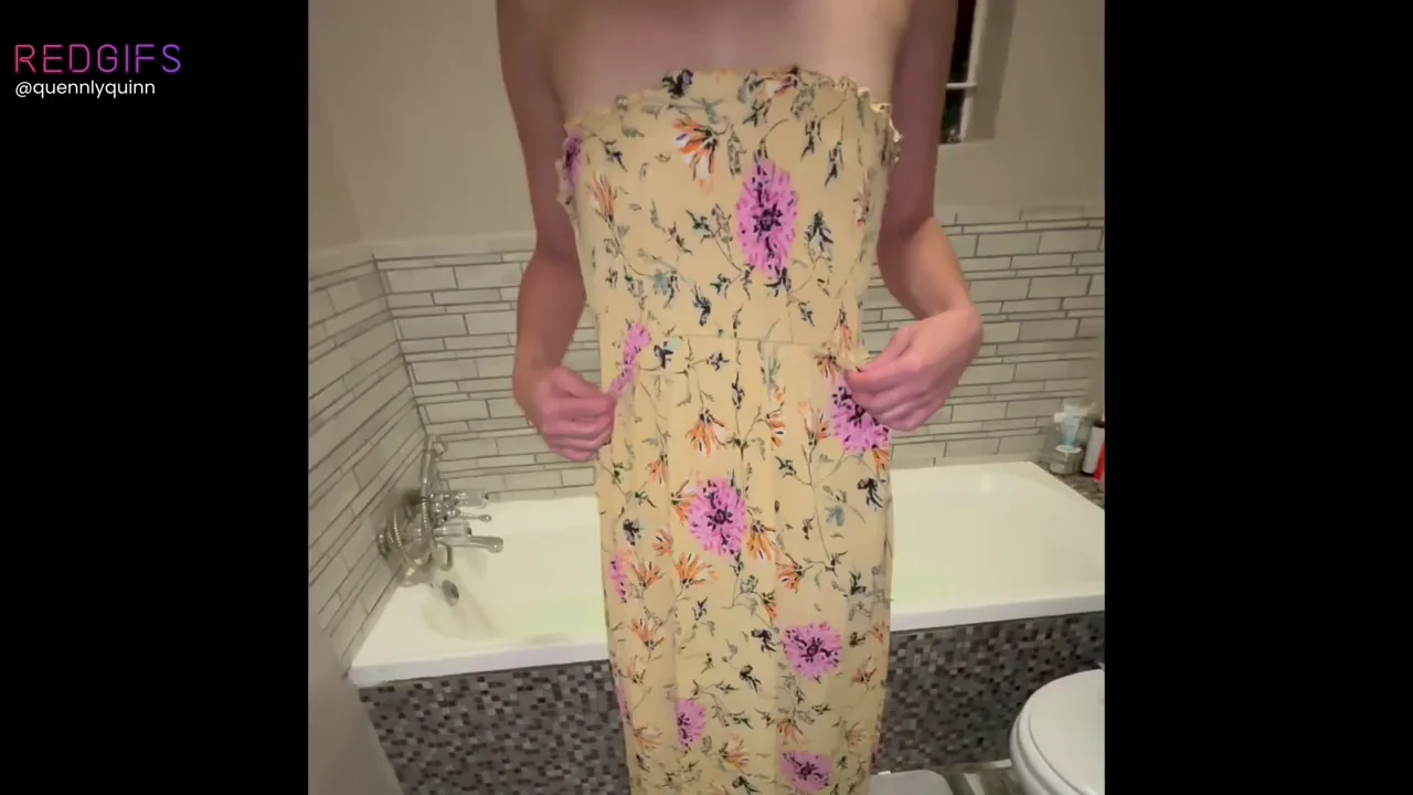 Whoops someone walked into the bathroom