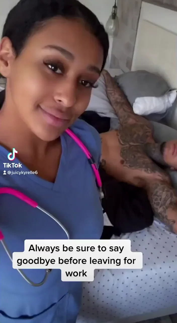 🔥 Ebony Nurse's Morning BBC Throat Slobber Fest 😛💦