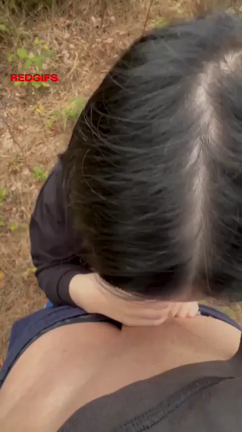 Went on a hike, got horny, sucked his dick. Duties won’t wait
