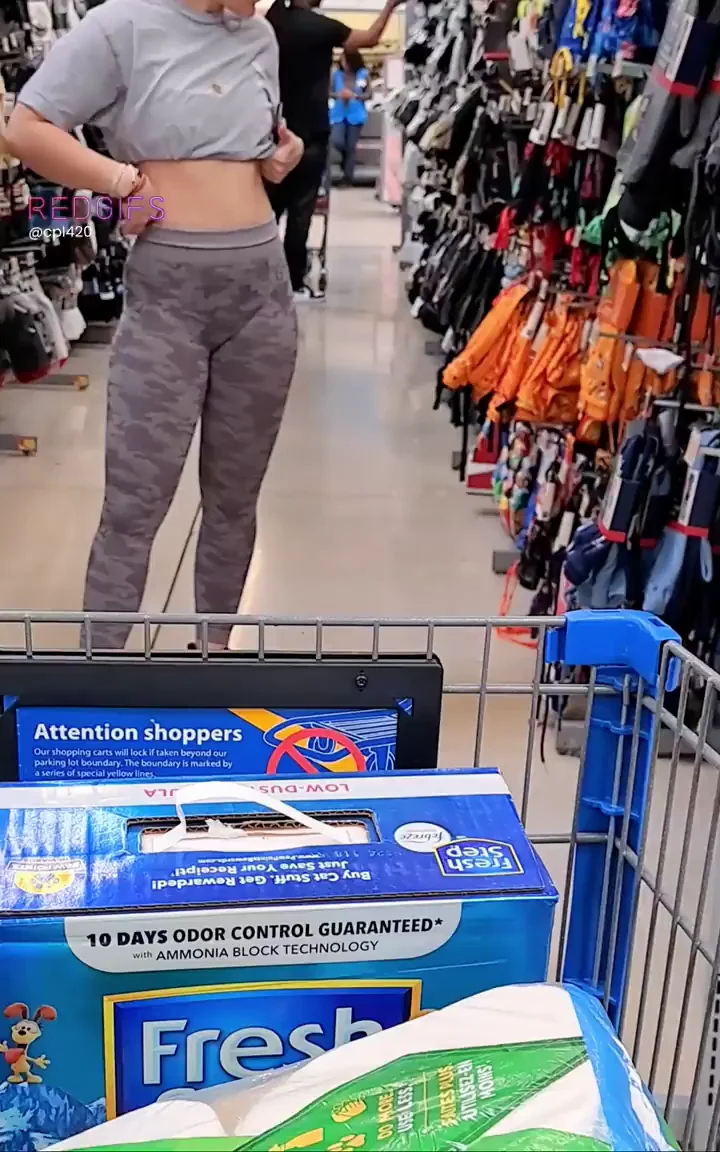 Titties Out in the Store Aisle 😈🍼