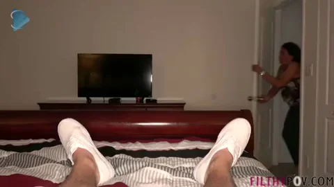 Sultry Latina MILF Teases with Spread Legs and Hungry Eyes
