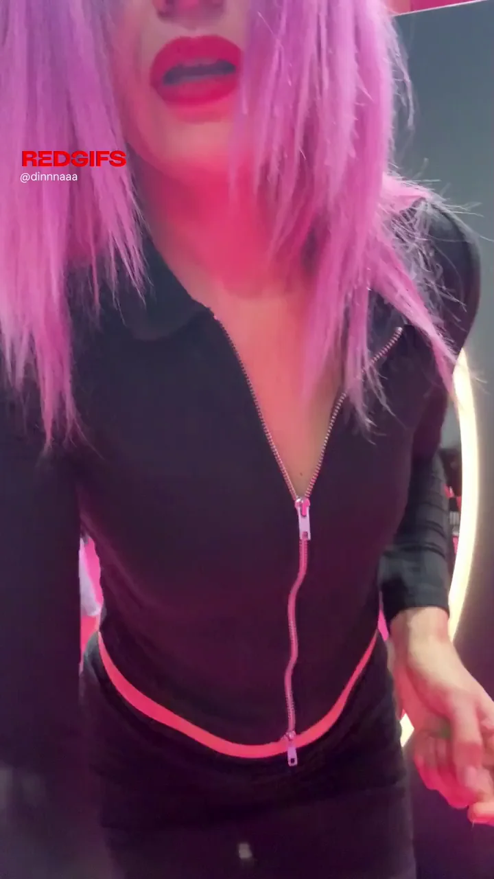 I love showing off my breasts in public places